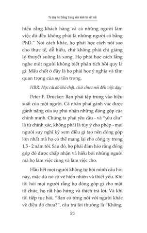  Tư Duy Hệ Thống Trong Nền Kinh Tế Kết Nối - Peter F. Drucker 