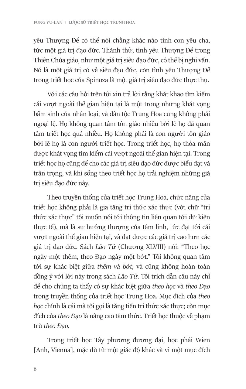 Lược Sử Triết Học Trung Hoa - A Short History Of Chinese Philosophy - Fung Yu-lan ( Phùng Hữu Lan )