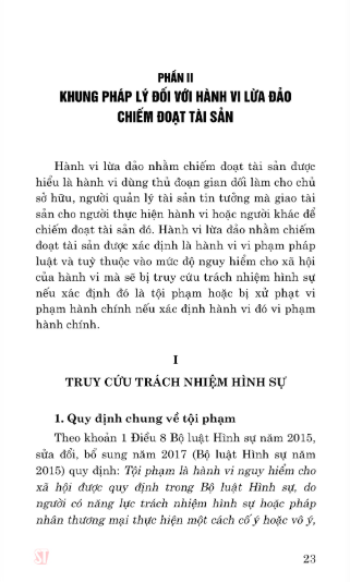 Nhận Diện Các Thủ Đoạn Lừa Đảo Chiếm Đoạt Tài Sản Và Biện Pháp Phòng Ngừa  - Luật gia Trương Ngọc Liêu - (NXB CTQG)