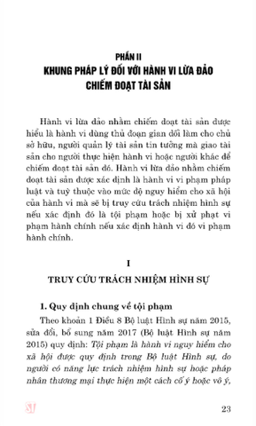  Nhận Diện Các Thủ Đoạn Lừa Đảo Chiếm Đoạt Tài Sản Và Biện Pháp Phòng Ngừa  - Luật gia Trương Ngọc Liêu - (NXB CTQG) 
