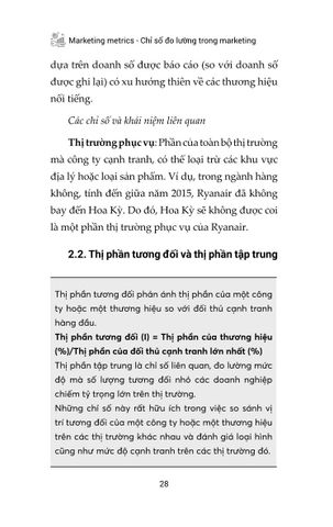  Marketing Metrics – Chỉ Số Đo Lường Trong Marketing - Paul W. Farris, Neil 