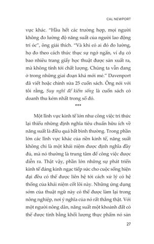  Năng Suất Nhanh & Chậm - Cal Newport 