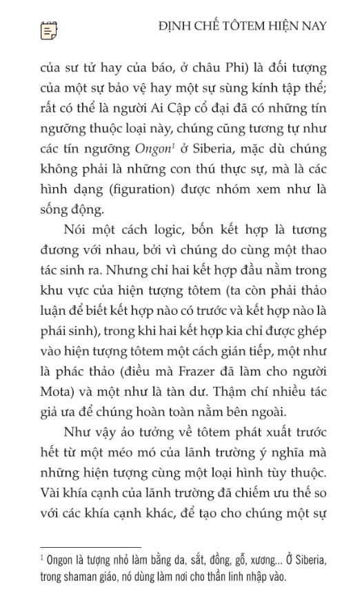 Định Chế Tôtem Hiện Nay - Claude Lévi-Strauss