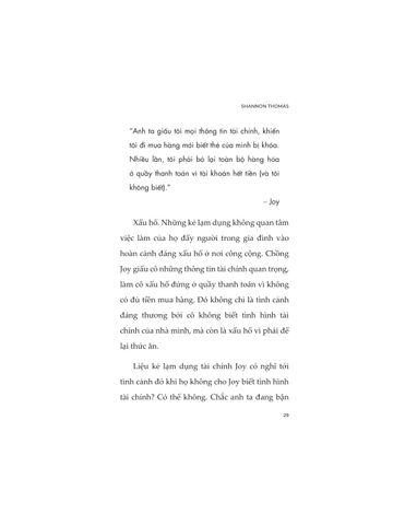  Thoát Bẫy Thao Túng Tiền Bạc - Shannon Thomas, LCSW 