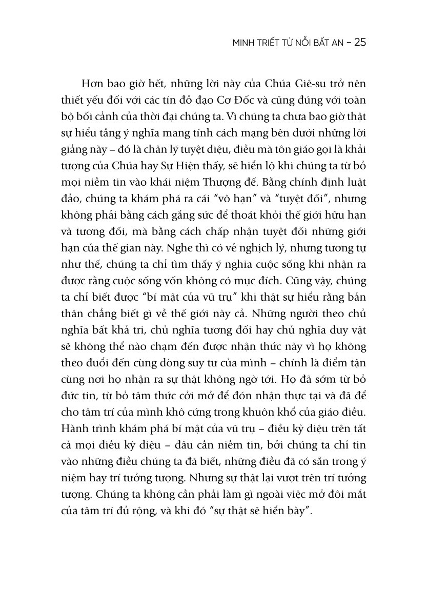 Minh Triết Từ Nỗi Bất An - 
Alan Watts