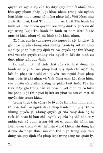 Bảo Đảm Quyền Con Người Trong Thi Hành Án Phạt Tù Tại Việt Nam (Sách Chuyên Khảo) - PGS.TS. Đỗ Thị Phượng - (NXB CTQG)