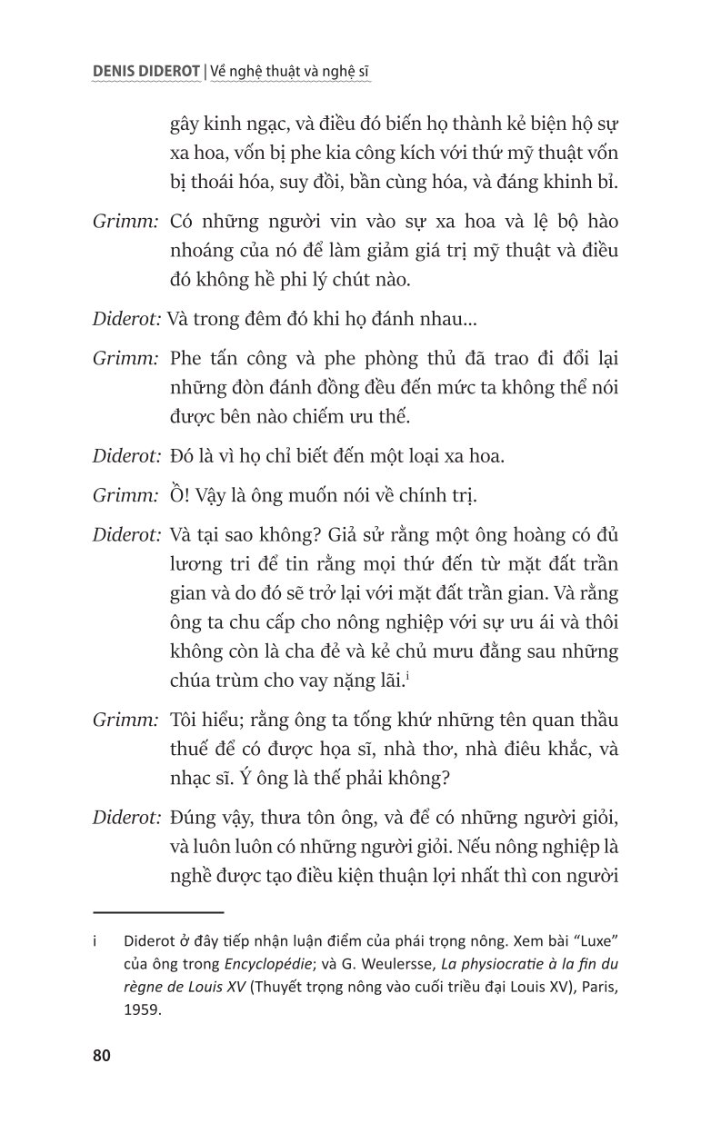 Về Nghệ Thuật Và Nghệ Sĩ - Denis Diderot