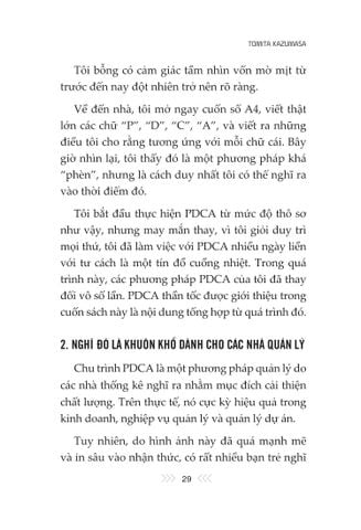  PDCA – Lập Kế Hoạch Thực Chiến, Quản Lý Rủi Ro Và Tối Ưu Hiệu Suất - Tomita Kazumasa 