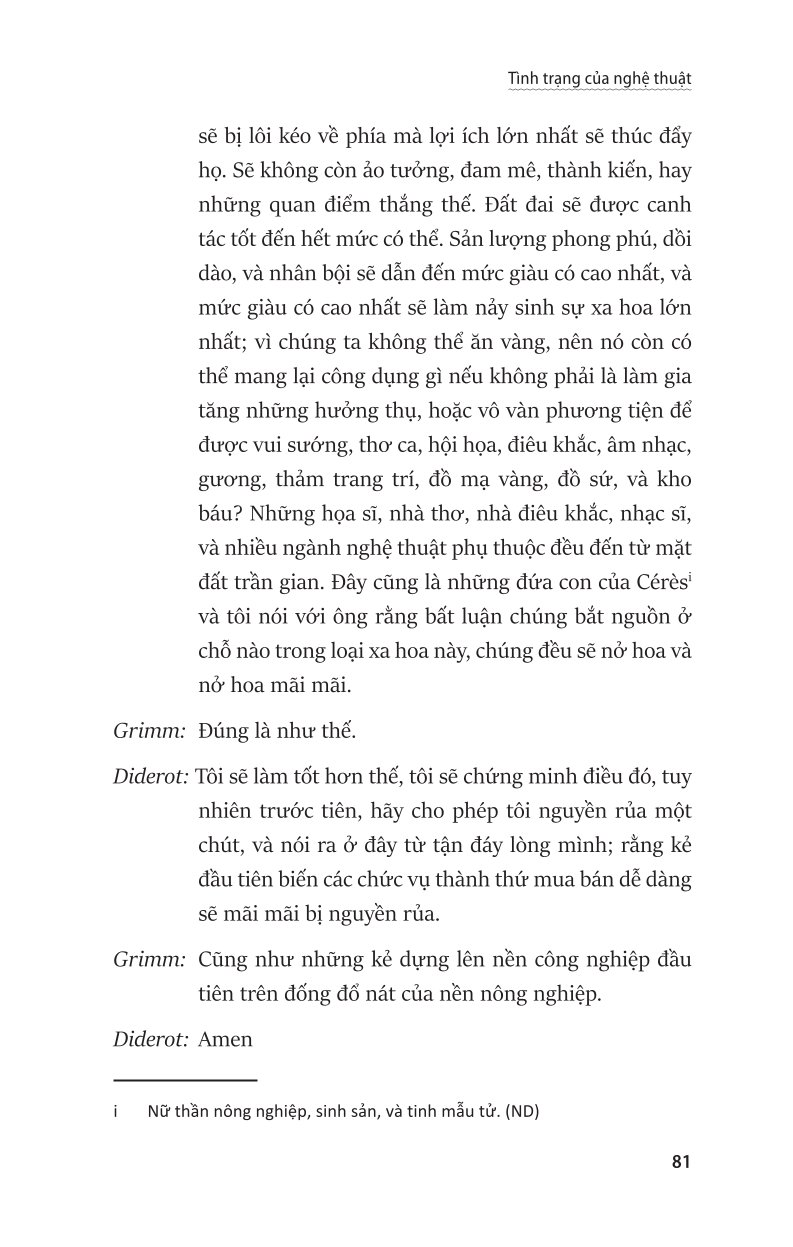 Về Nghệ Thuật Và Nghệ Sĩ - Denis Diderot