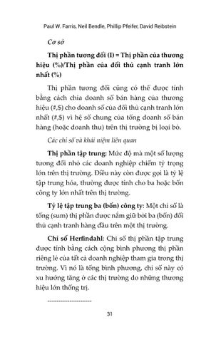  Marketing Metrics – Chỉ Số Đo Lường Trong Marketing - Paul W. Farris, Neil 