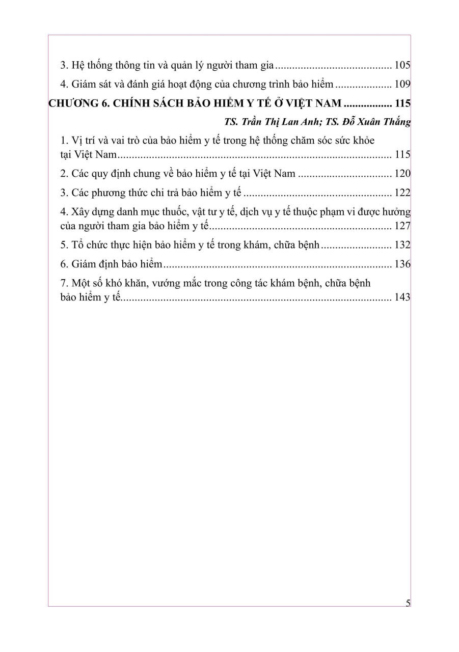 Bảo Hiểm Y Tế ( Giáo Trình Đào Tạo Đại Học Và Sau Đại Học ) - TS. Kiều Thị Tuyết Mai, TS. Đỗ Xuân Thắng (CB)