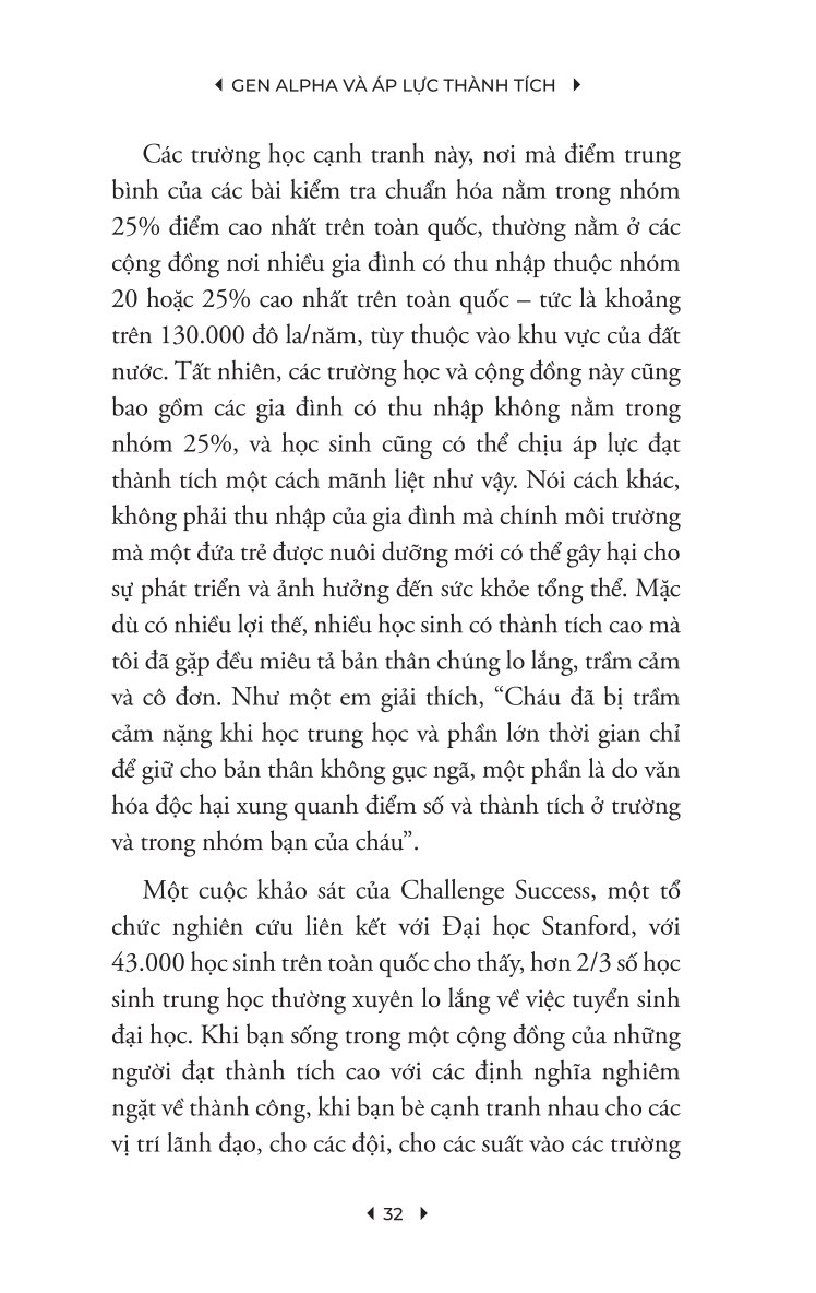Gen Alpha Và Áp Lực Thành Tích - Jennifer Breheny Wallace