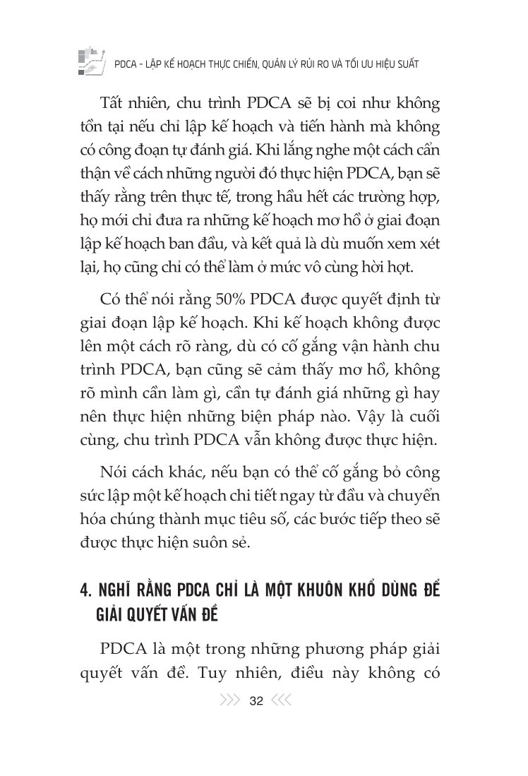 PDCA – Lập Kế Hoạch Thực Chiến, Quản Lý Rủi Ro Và Tối Ưu Hiệu Suất - Tomita Kazumasa