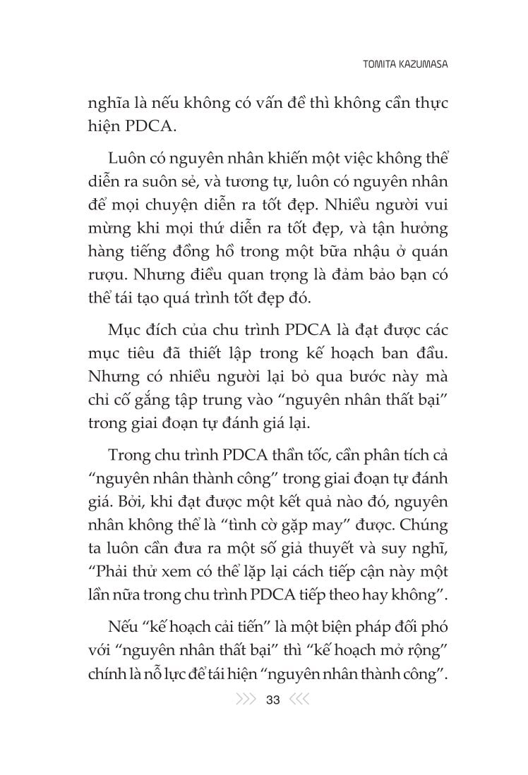 PDCA – Lập Kế Hoạch Thực Chiến, Quản Lý Rủi Ro Và Tối Ưu Hiệu Suất - Tomita Kazumasa
