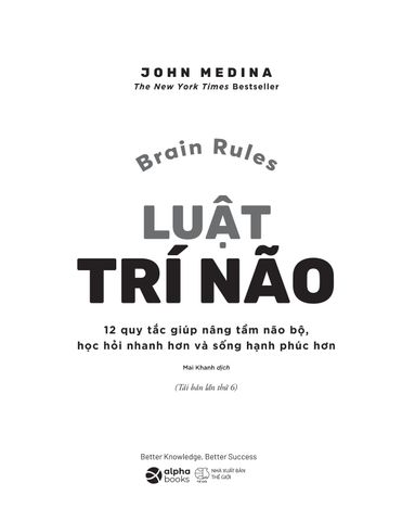  Luật Trí Não (Tái Bản 2025) - John Medina 