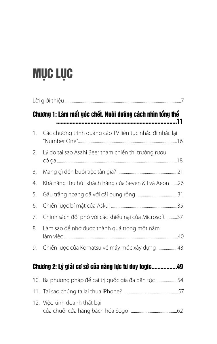 Rèn Luyện Kỹ Năng Tư Duy Logic 1 Phút - Katsumi Nishimura
