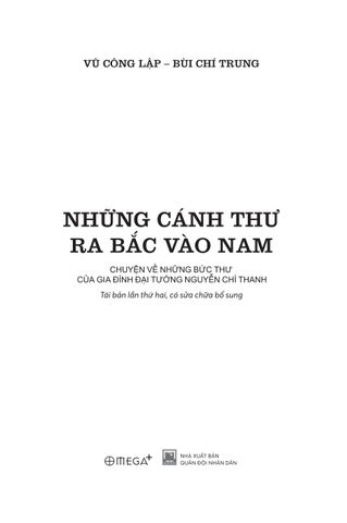  Những Cánh Thư Ra Bắc Vào Nam - 
PGS.TS. Bùi Chí Trung 