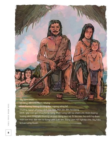  Lịch Sử Việt Nam Bằng Tranh - Con Rồng Cháu Tiên (Bản Màu) - Nhiều tác giả 