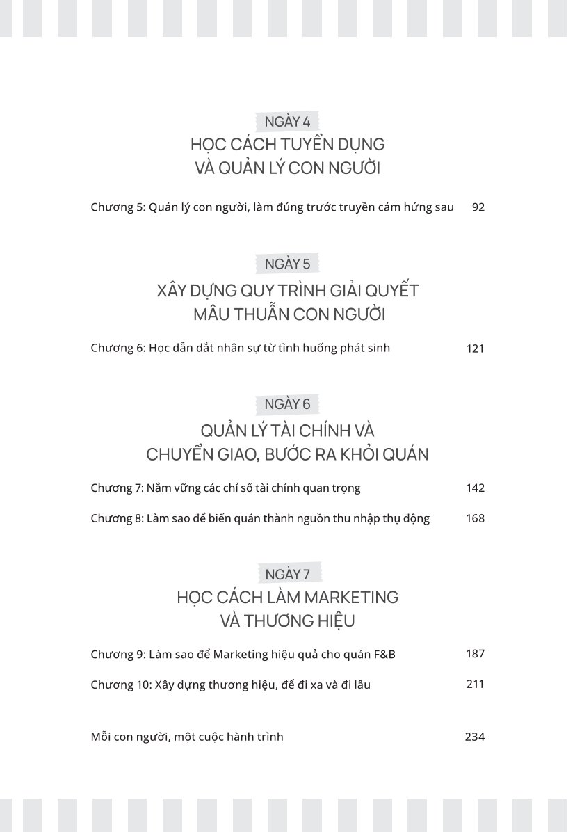 7 Ngày Học Kinh Doanh F&B - Để Bạn Làm Đúng Mọi Thứ Ngay Từ Đầu - Thuận Nguyễn