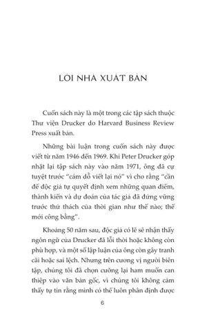  Tư Duy Linh Hoạt Trong Quản Lý -  Peter F. Drucker 