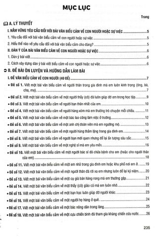  Chuyên Đề Văn Biểu Cảm Lớp 7 (Dùng Chung Cho Bộ SGK Hiện Hành) - Kiều Bắc, Nguyễn Quốc Khánh, Nguyễn Thị Hoa 