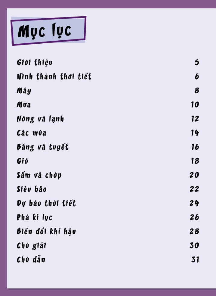 Khoa Học Diệu Kì: Thời Tiết - Sự Thật Hay Đổi Thay Về Khí Hậu Trái Đất - Nhiều Tác Giả