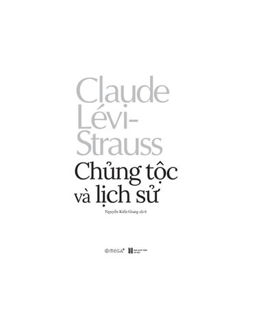  Chủng Tộc Và Lịch Sử - Claude Lévi-Strauss 