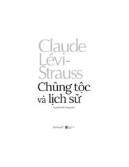 Chủng Tộc Và Lịch Sử - Claude Lévi-Strauss