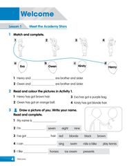 Combo 6 Quyển Sách Bài tập Academy Stars  Workbook ( Từ Tập 1 - Tập 6 )
