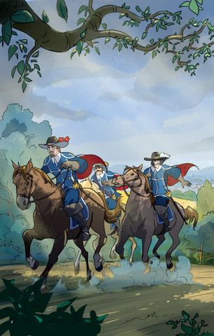  The Three Musketeers  (Tiểu Thuyết Đồ Họa Ba Chàng Lính Ngự Lâm) - Russell Punter 