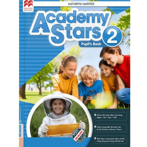  Combo  6 Quyển Sách (Academy Stars Pupil'S Book 1 + Academy Stars Pupil'S Book 2  + Academy Stars  Pupil'S Book 3 + Academy Stars  Pupil'S Book 4 + Academy Stars  Pupil'S Book 5 + Academy Stars  Pupil'S Book 6 ) 
