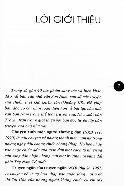 4 Truyện Vừa - Sơn Nam