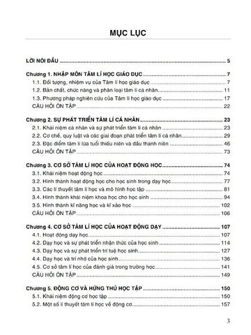  Giáo Trình Tâm Lí Học Giáo Dục  - Nhiều tác giả 