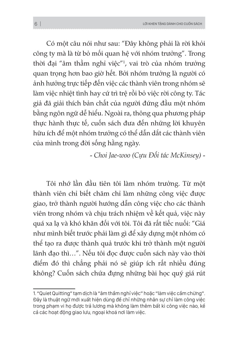 Bản Chất Của Trưởng Nhóm - Khi "Team-Work" Không Còn Là "Tao-Work" - Jang Yoonhyuk