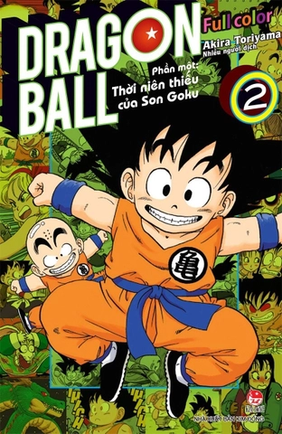 Combo Dragon Ball Full Color - Phần Một - Thời Niên Thiếu Của Son Goku (8 Tập) - Akira Toriyama