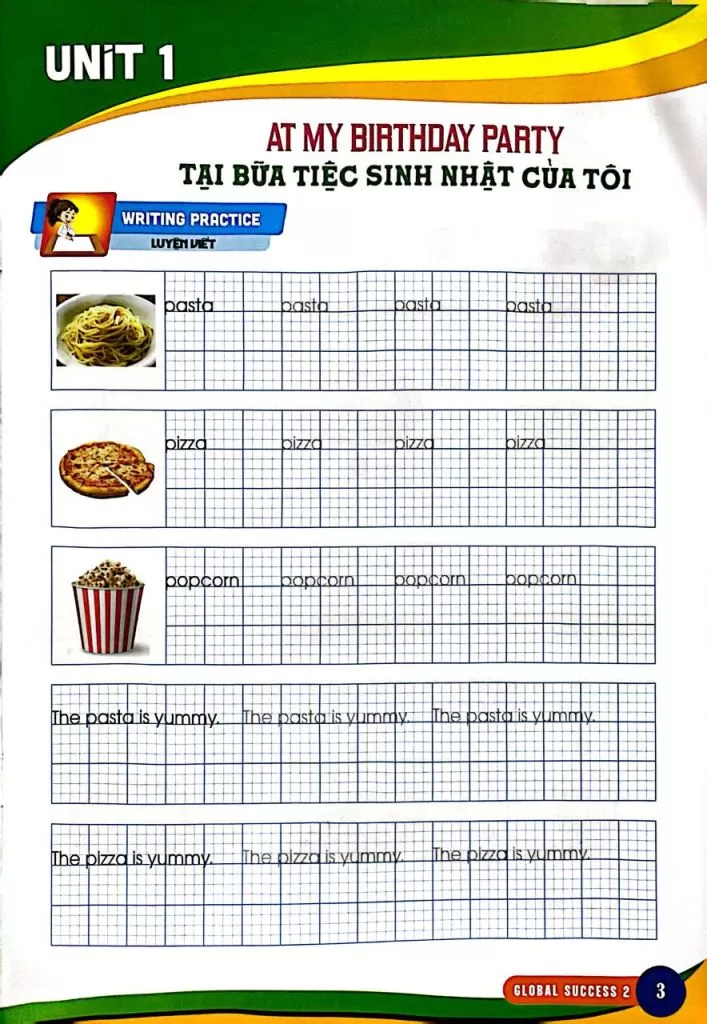 Global Success - Luyện Viết Để Nhớ Từ Vựng Tiếng Anh 2 - Nguyễn Hoàng Thanh Ly, Phi Quỳnh