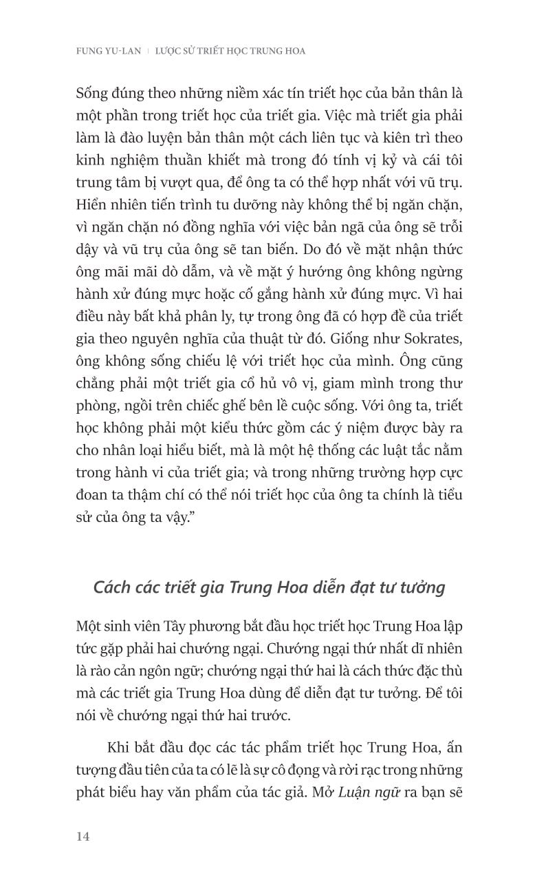 Lược Sử Triết Học Trung Hoa - A Short History Of Chinese Philosophy - Fung Yu-lan ( Phùng Hữu Lan )