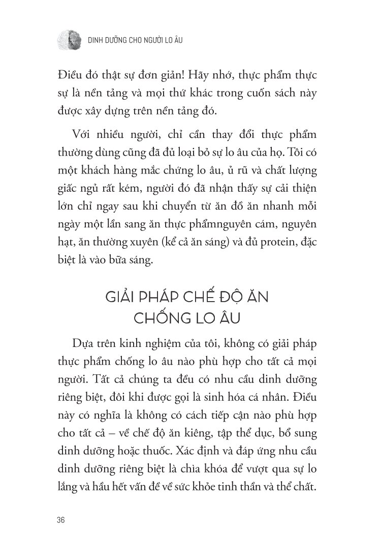 Dinh Dưỡng Cho Người Lo Âu - Trudy Scott