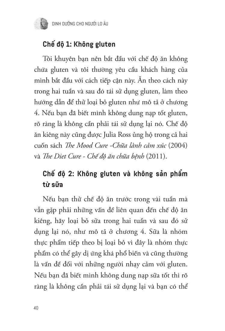 Dinh Dưỡng Cho Người Lo Âu - Trudy Scott