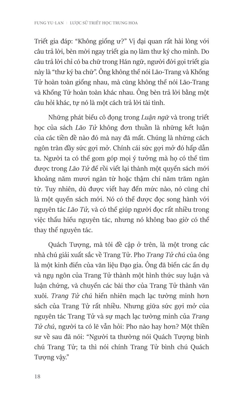 Lược Sử Triết Học Trung Hoa - A Short History Of Chinese Philosophy - Fung Yu-lan ( Phùng Hữu Lan )