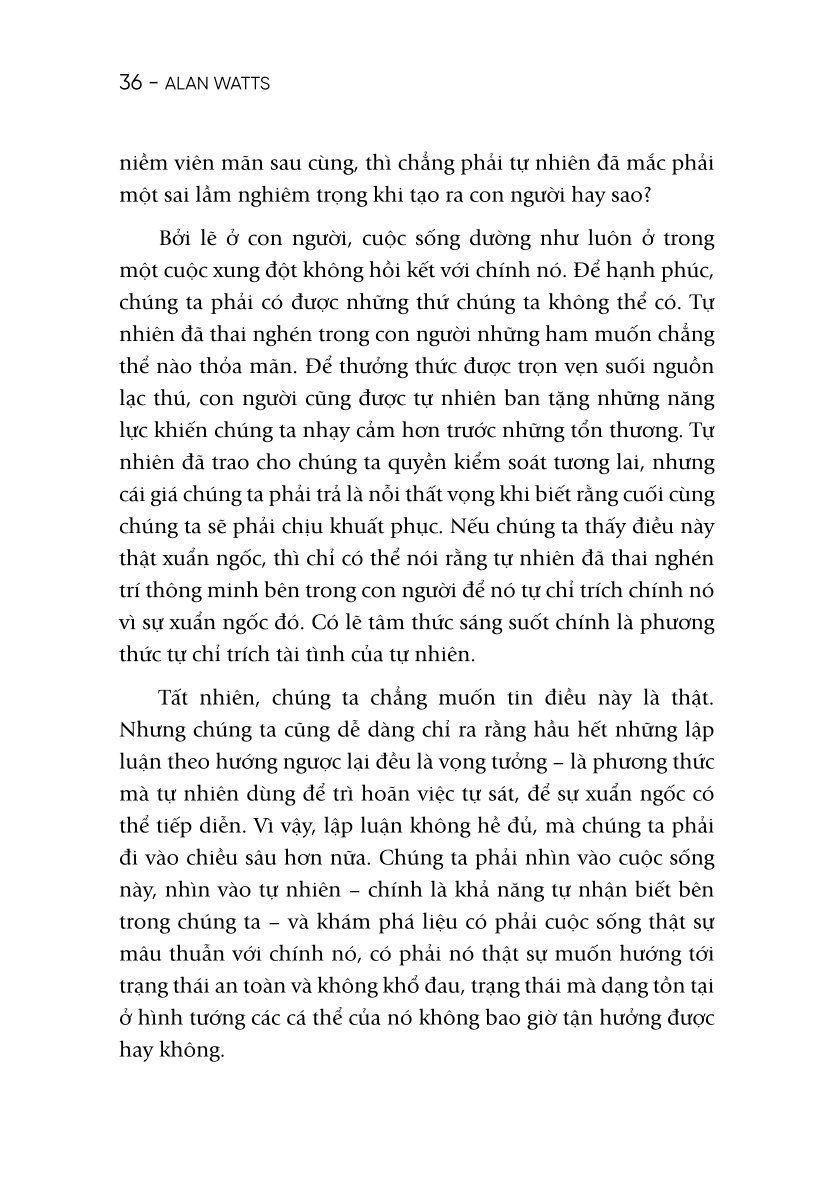 Minh Triết Từ Nỗi Bất An - 
Alan Watts