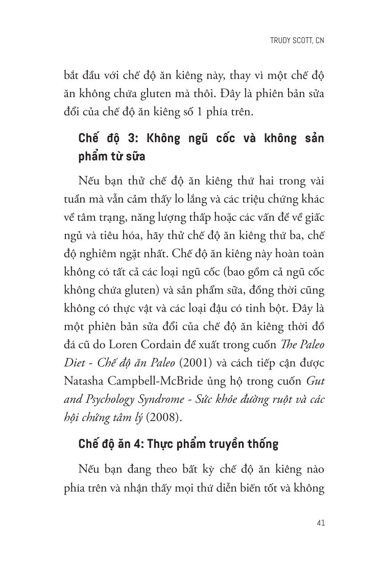 Dinh Dưỡng Cho Người Lo Âu - Trudy Scott