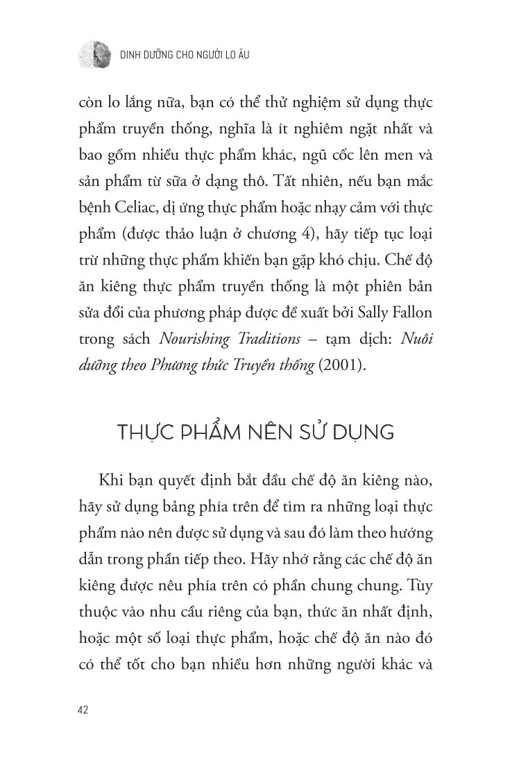 Dinh Dưỡng Cho Người Lo Âu - Trudy Scott