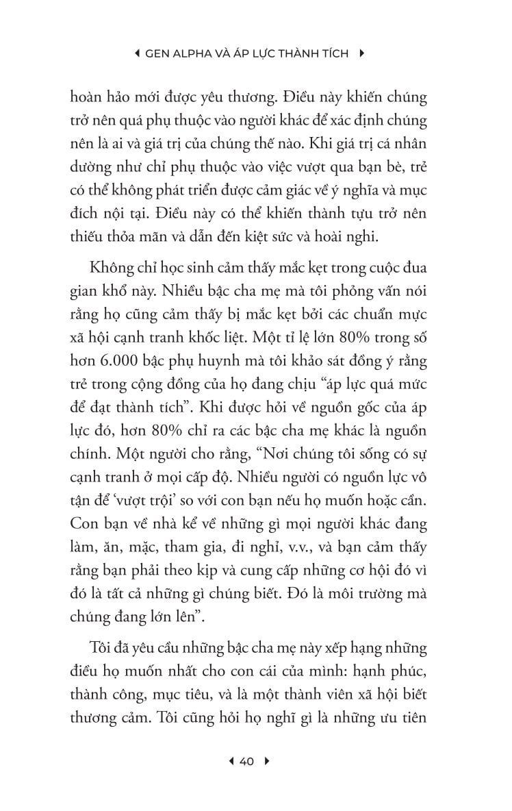 Gen Alpha Và Áp Lực Thành Tích - Jennifer Breheny Wallace