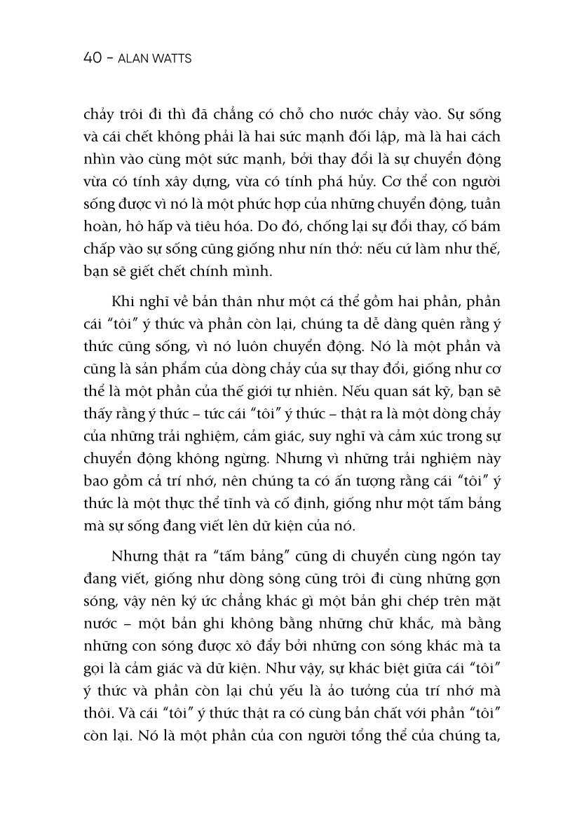 Minh Triết Từ Nỗi Bất An - 
Alan Watts