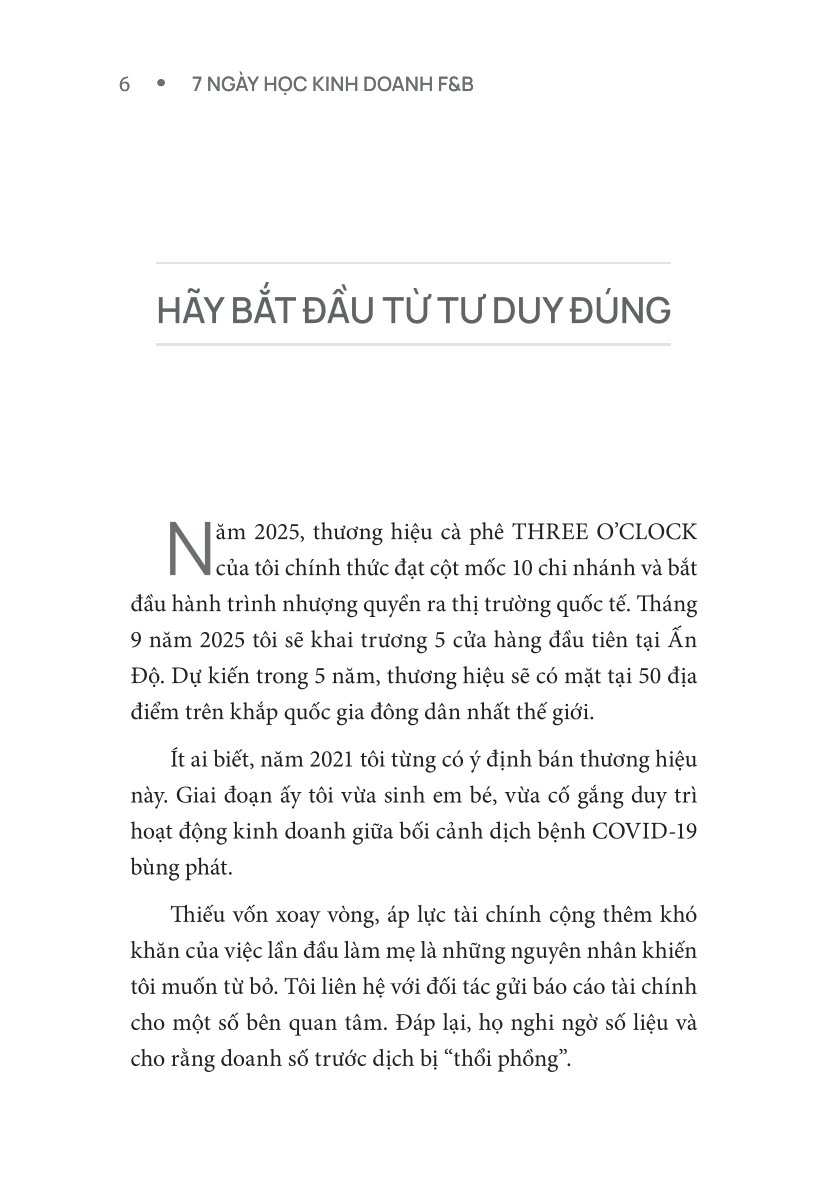 7 Ngày Học Kinh Doanh F&B - Để Bạn Làm Đúng Mọi Thứ Ngay Từ Đầu - Thuận Nguyễn