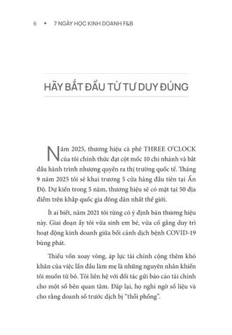  7 Ngày Học Kinh Doanh F&B - Để Bạn Làm Đúng Mọi Thứ Ngay Từ Đầu - Thuận Nguyễn 