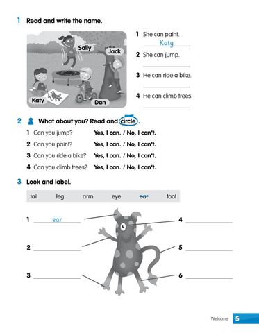  Combo 6 Quyển Sách Bài tập Academy Stars  Workbook ( Từ Tập 1 - Tập 6 ) 