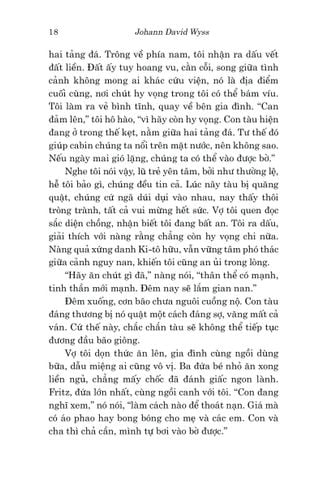  Văn Học Cổ Điển - Gia Đình Robinson Thụy Sỹ - Johann David Wyss 