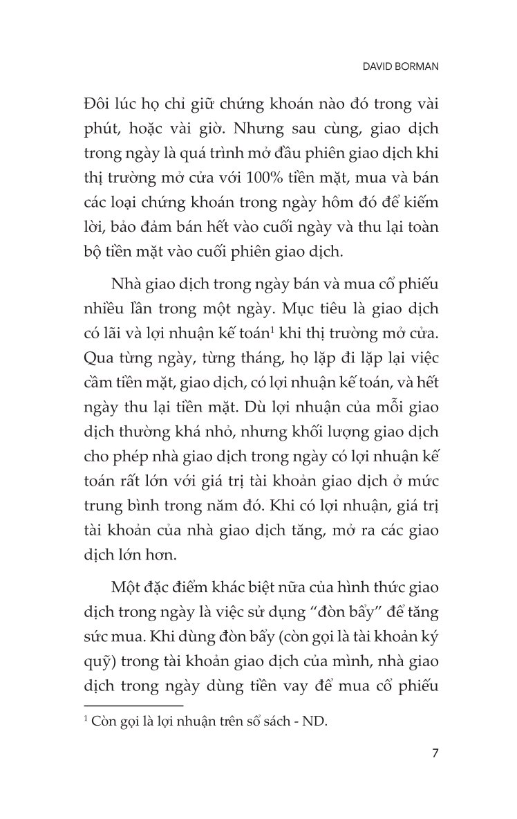 Nguyên Tắc Giao Dịch Trong Ngày - Day Trading 101 - David Borman
